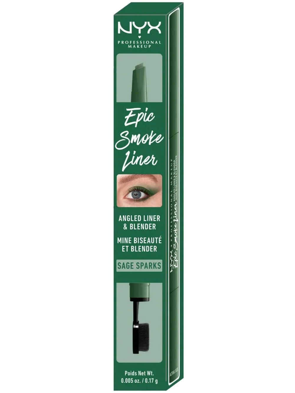 NYX 08 Sage Sparks Epic Smoke Liner All In One Smokey Eyeliner Stick